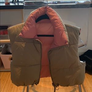 COPY - Zara reversible cropped vest